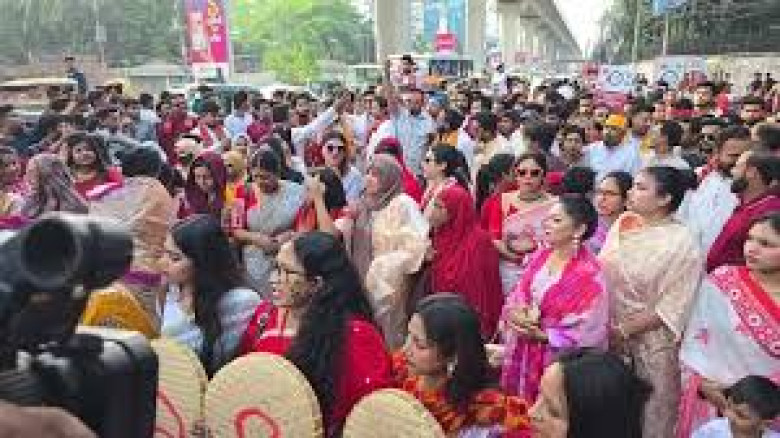 পয়লা বৈশাখে সাংস্কৃতিক আয়োজনে অংশ নিলেন এনসিপির নেতা–কর্মীরা