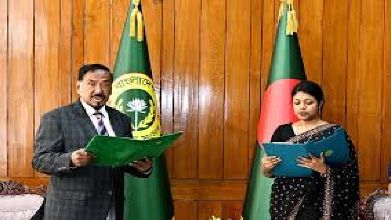 জাতীয় সংসদের সংরক্ষিত নারী আসনে শপথ নিলেন নুসরাত তাবাসসুম