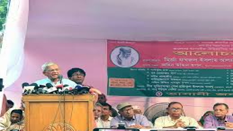 ভারতের সঙ্গে পানির ন্যায্য হিস্যা নিশ্চিতের আহ্বান: মির্জা ফখরুল
