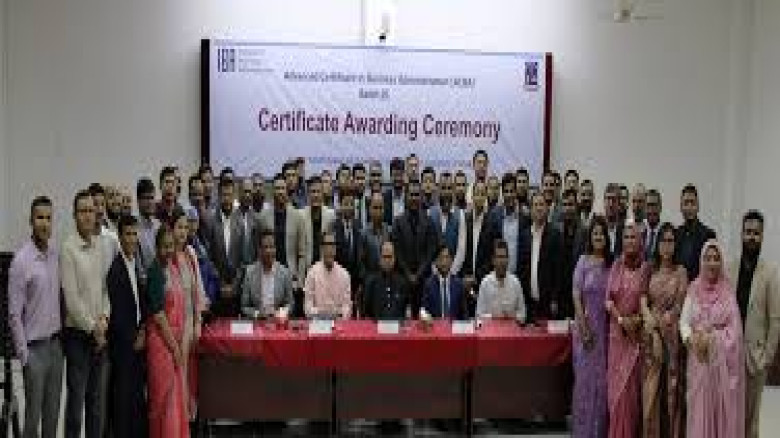ঢাকা বিশ্ববিদ্যালয় আইবিএতে এসিবিএ ব্যাচ-২১-এর সনদ বিতরণ অনুষ্ঠান