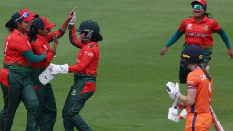 বিশ্বকাপ মিশনে দারুণ সূচনা বাংলাদেশের মেয়েদের