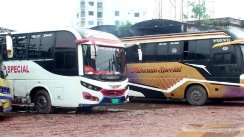 রাজশাহীতে শ্রমিক ইউনিয়নের নির্বাচন ঘিরে বিরোধ, আন্তঃজেলা বাস চলাচল স্থগিত
