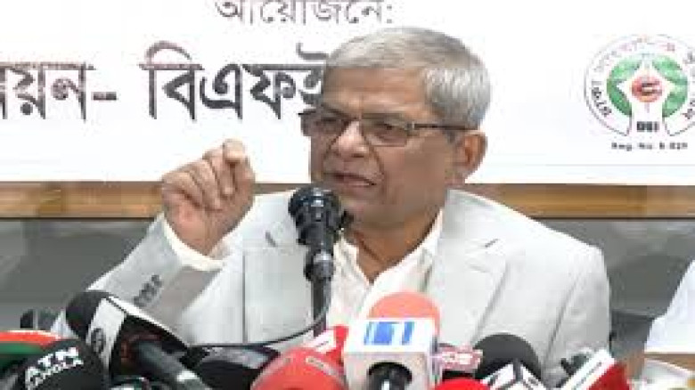 ‘হাসিনার ভাষায় কথা বলা শুরু করেছেন বিরোধী নেতারা’—মির্জা ফখরুলের মন্তব্য
