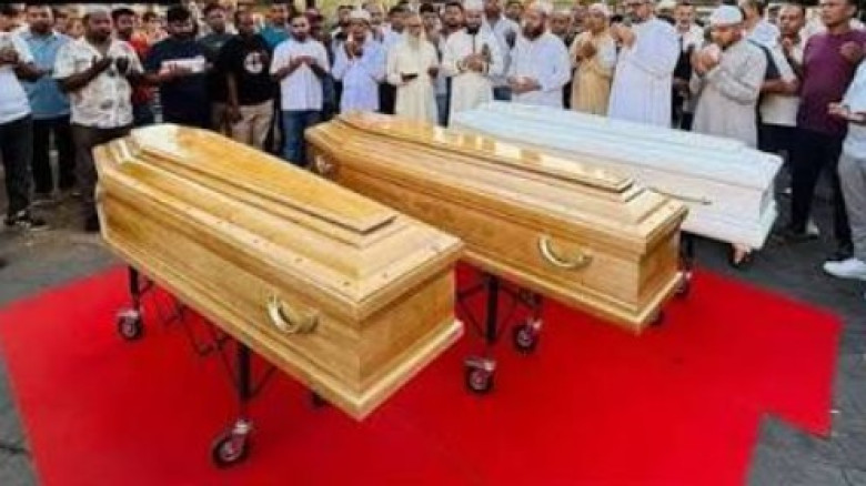 ইতালির মর্মান্তিক হত্যাকাণ্ড: নোয়াখালীর বাড়িতে ফিরল একই পরিবারের তিন মরদেহ