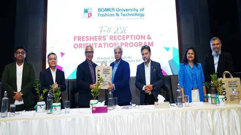 নবীনদের পদচারণায় মুখর বিইউএফটি, অনুষ্ঠিত হলো ফল ২০২৬ সেমিস্টারের নবীনবরণ