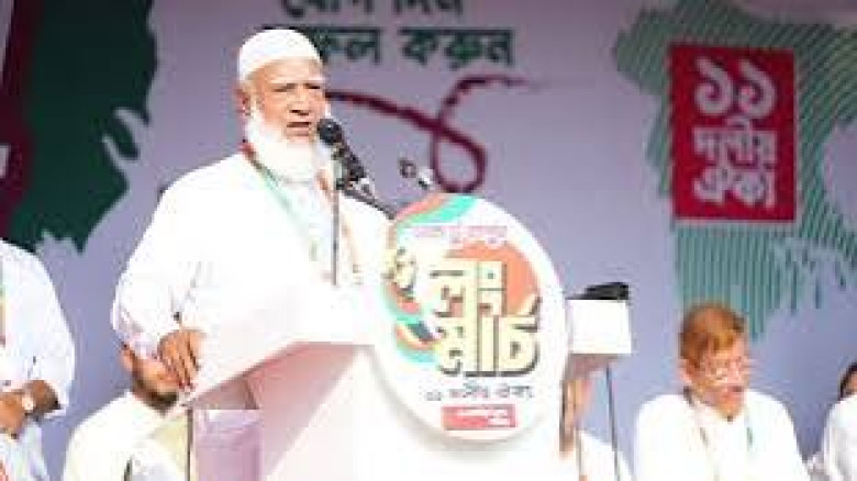 রংপুরে জামায়াত আমিরের বক্তব্য, ‘জীবন যাবে, জুলাই দিব না’