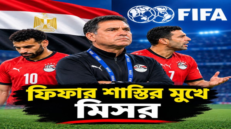 রেফারির সমালোচনায় ফিফার শাস্তির মুখে মিসর