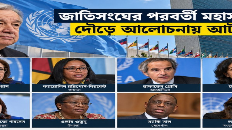 জাতিসংঘের পরবর্তী মহাসচিবের দৌড়ে আলোচনায় আটজন