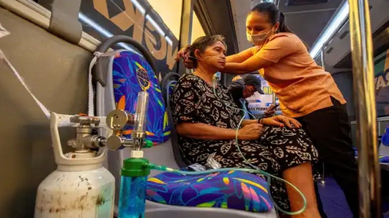 অক্সিজেন বাসে’ মিলবে স্বস্তি, দাবানলের ধ